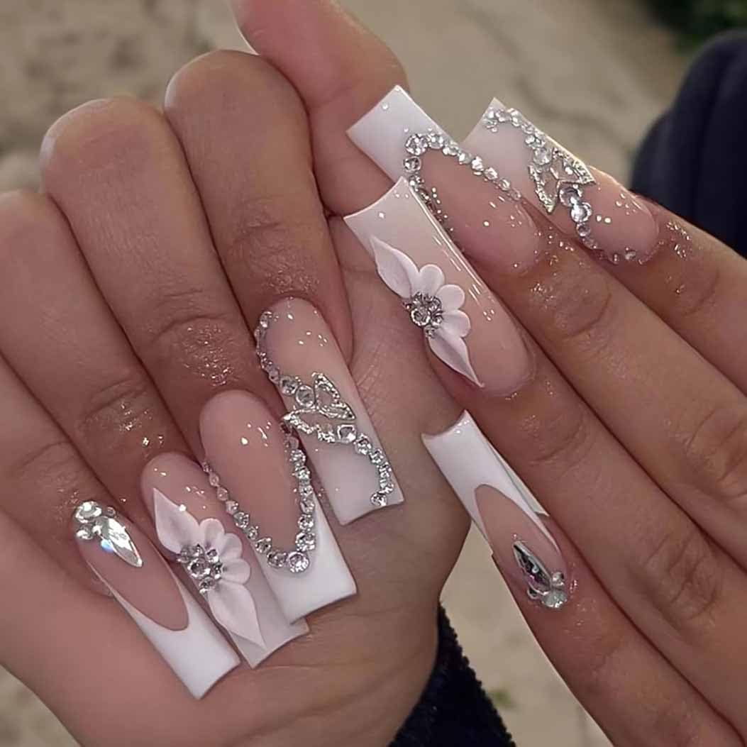 Tip Nails Square Press on Nails