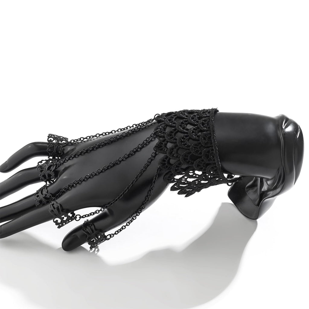 YANCHUN Goth Bracelets Finger Nails Tip Claw Rings