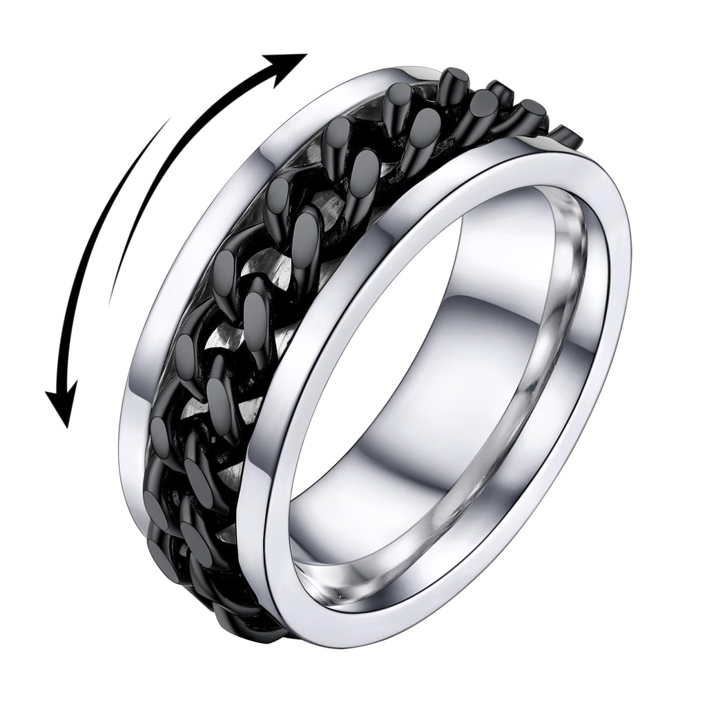 U7 Stainless Steel Men's Rings
