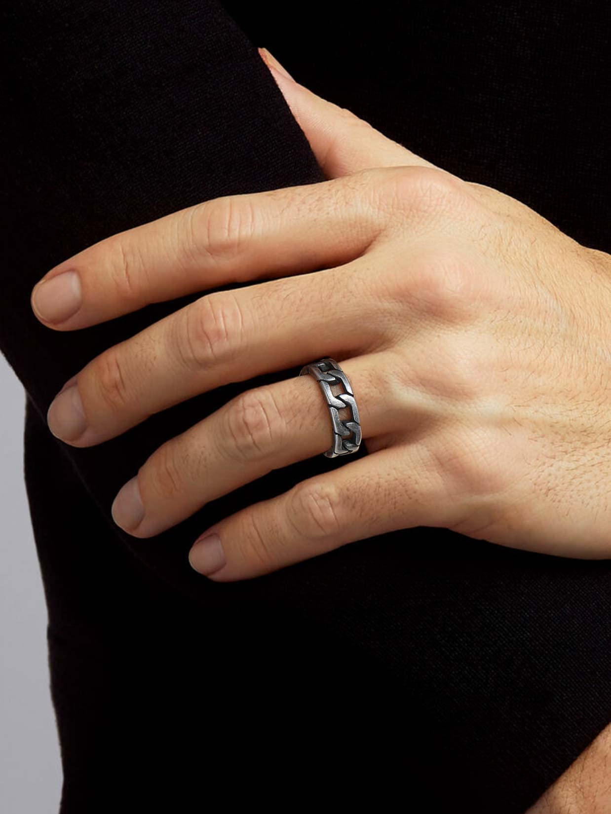 U7 Stainless Steel Men's Rings