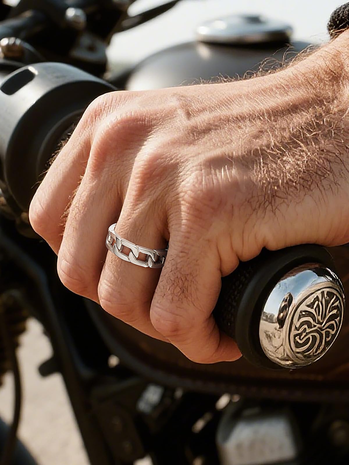 U7 Stainless Steel Men's Rings