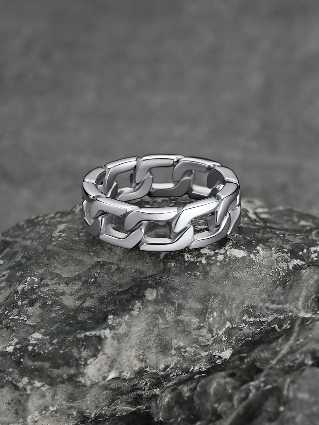 U7 Stainless Steel Men's Rings
