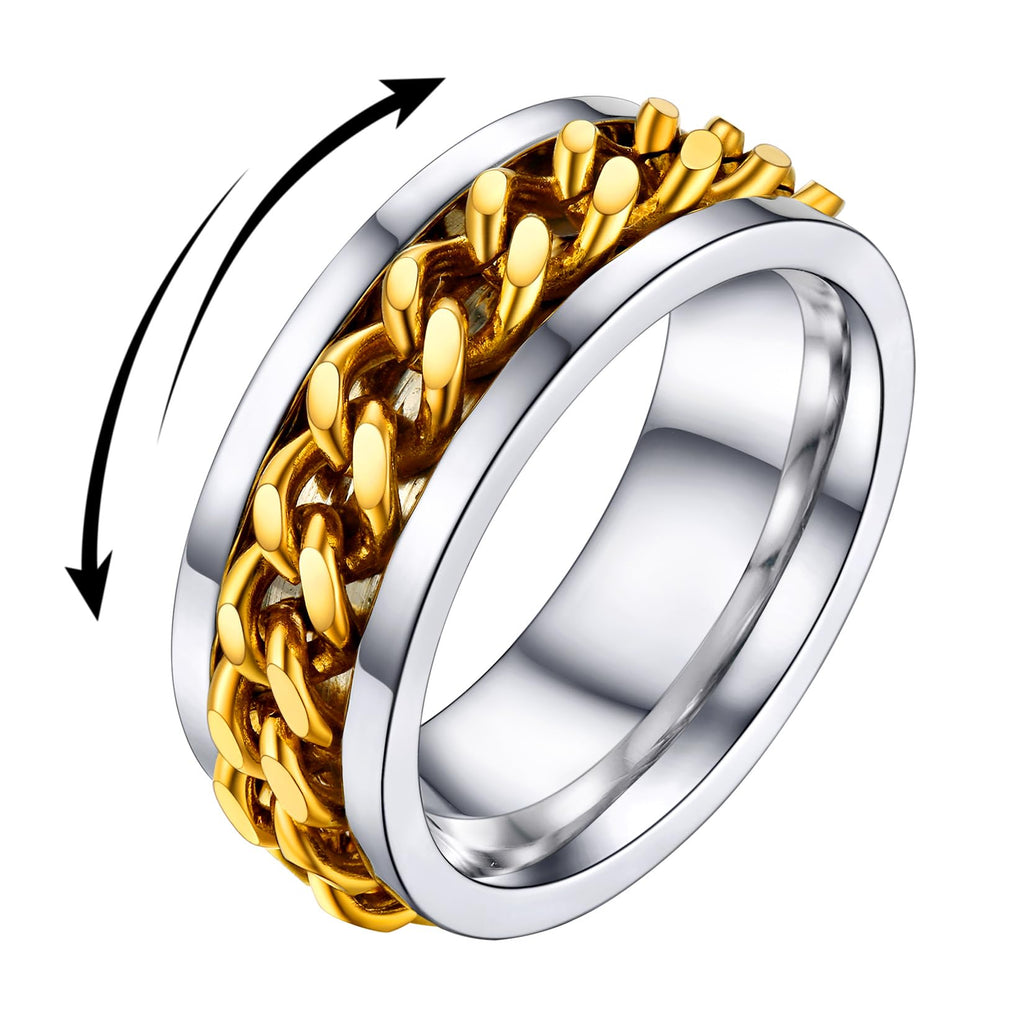 U7 Stainless Steel Men's Rings