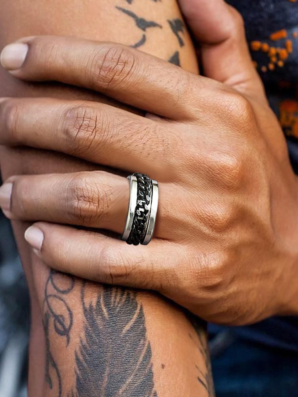 U7 Stainless Steel Men's Rings