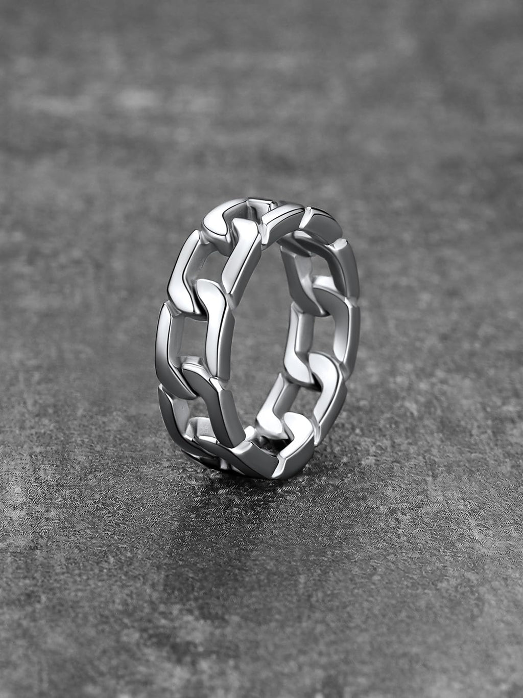 U7 Stainless Steel Men's Rings