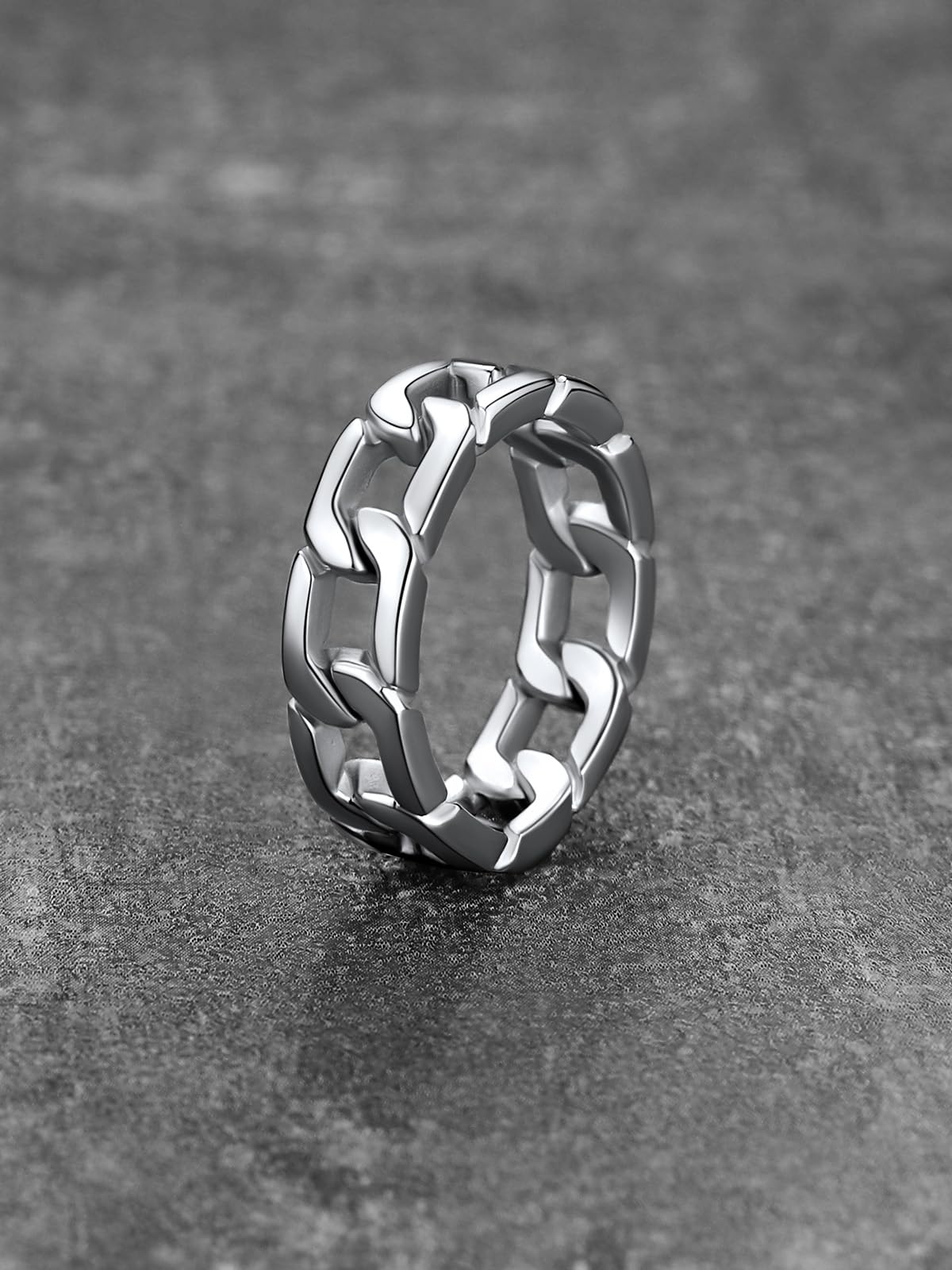 U7 Stainless Steel Men's Rings