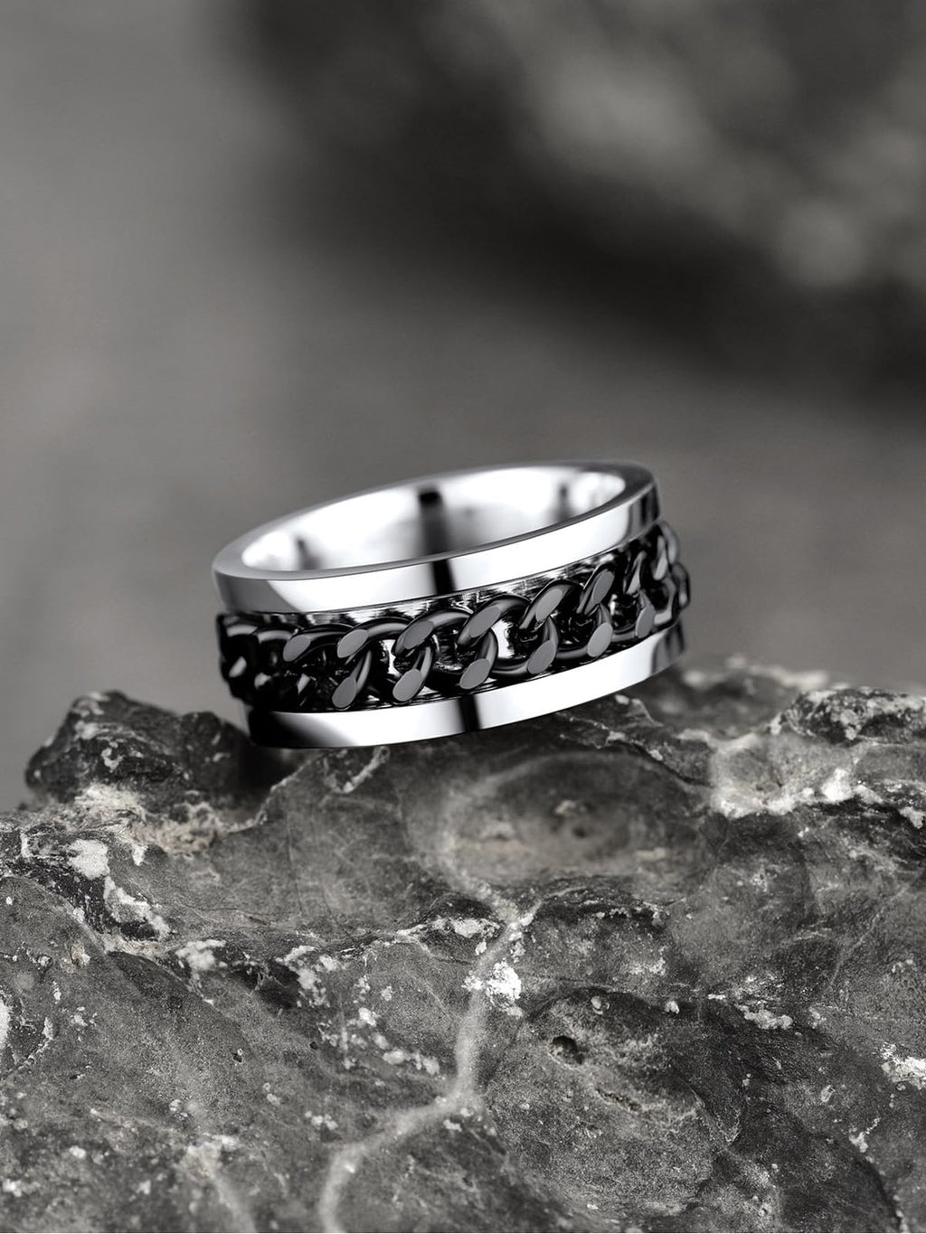 U7 Stainless Steel Men's Rings