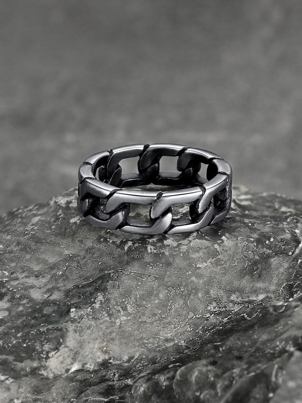 U7 Stainless Steel Men's Rings