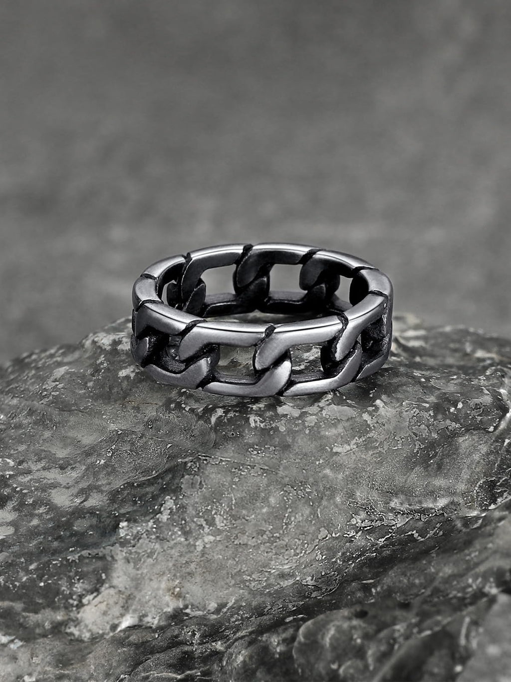 U7 Stainless Steel Men's Rings