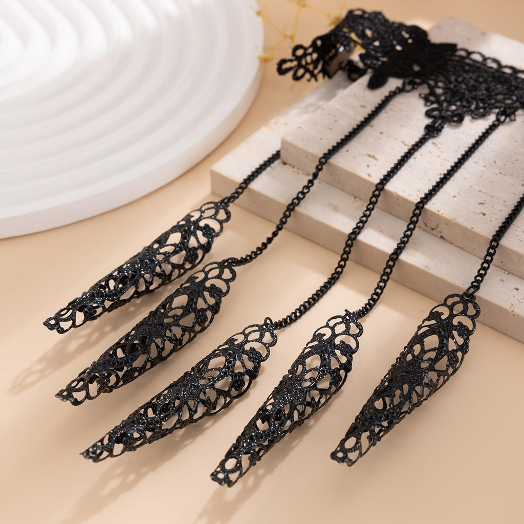 Gothic Bracelet Finger Nail Tip Claw Ring
