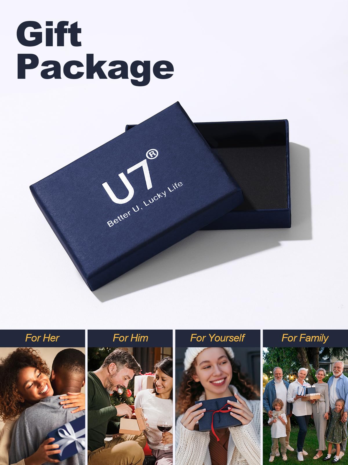 U7 Stainless Steel Men's Rings