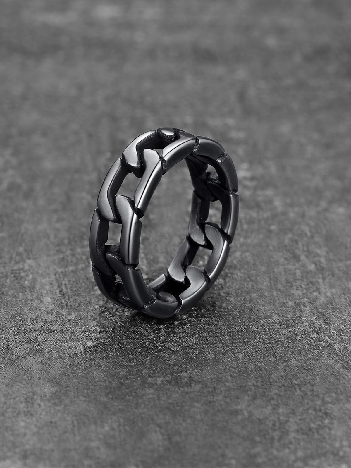 U7 Stainless Steel Men's Rings