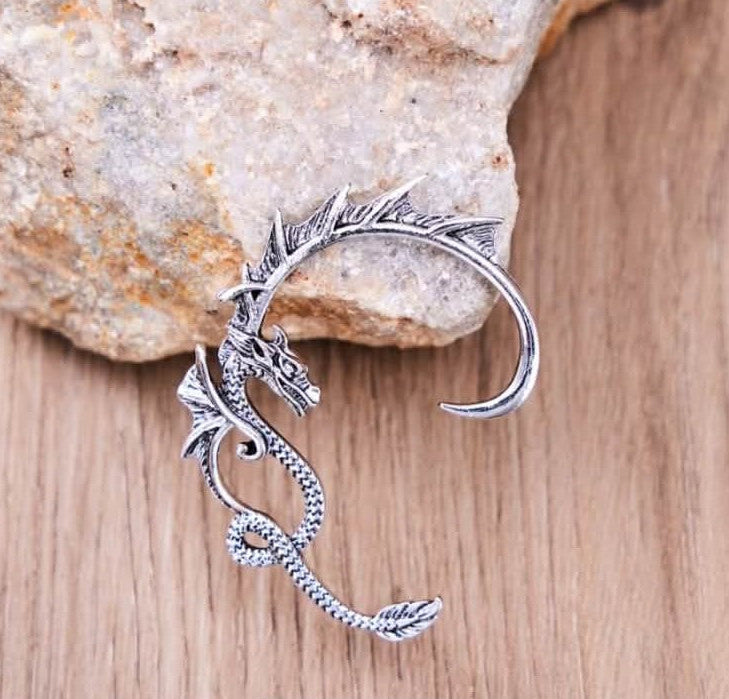 Vintage Dragon Stud Earrings